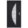 Front Door Anthracite 98x200 cm PVC - Stylish and Secure