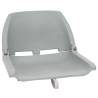 4 Piece Foldable Boat Seat Set - Grey - Durable & Comfortable