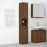  Bathroom Cabinet Brown Oak 32x34x188.5 cm Engineered Wood Colour brown oak Quantity in Package 1 Number of 