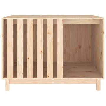 Stylish Dog House - Solid Pine Wood, 100x70x72 cm