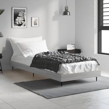 Grey Sonoma Bed Frame 75x190 cm - Small Single