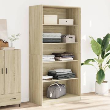 Stylish Sonoma Oak Wardrobe | 100x50x200 cm - Hipomarket