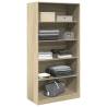 Stylish Sonoma Oak Wardrobe | 100x50x200 cm - Hipomarket