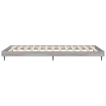 Grey Sonoma Bed Frame 75x190 cm - Small Single