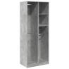 Stylish Concrete Grey Wardrobe - 80x50x200 cm | HipoMarket