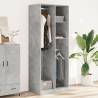 Stylish Concrete Grey Wardrobe - 80x50x200 cm | HipoMarket