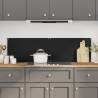  Kitchen Backsplashes 2 pcs Black 70x40 cm Tempered Glass Colour black Size 70 x 40 cm Quantity in Package 2 