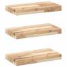 Floating Shelves 3 pcs - Solid Wood Acacia | HipoMarket UK