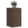 Stylish Brown Oak Plant Stands - 2 pcs, 30x30x50 cm