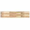 Floating Shelves 4 pcs - Untreated Solid Wood Acacia