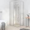 Shower Cabin Frosted ESG 80x70x180 cm - Stylish & Space-Saving