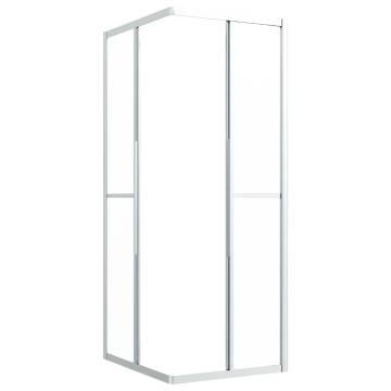 Shower Cabin Frosted ESG 80x70x180 cm - Stylish & Space-Saving