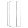 Shower Cabin Frosted ESG 80x70x180 cm - Stylish & Space-Saving