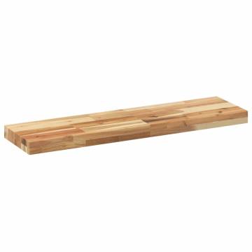 Floating Shelves 4 pcs - Solid Acacia Wood 80x20x4 cm | HipoMarket