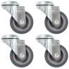  Bolt Hole Swivel Casters 4 pcs 50 mm Quantity in Package 4 