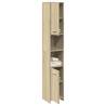 Bathroom Cabinet Sonoma Oak 30x30x183.5 cm | Hipomarket