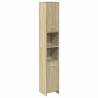 Bathroom Cabinet Sonoma Oak 30x30x183.5 cm | Hipomarket