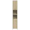 Bathroom Cabinet Sonoma Oak 30x30x183.5 cm | Hipomarket