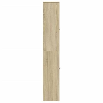 Bathroom Cabinet Sonoma Oak 30x30x183.5 cm | Hipomarket