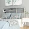 Headboard Cabinet Grey Sonoma 160x19x103.5 cm Colour grey sonoma Size 160 x 19 x 103.5 cm Quantity in Package 1 