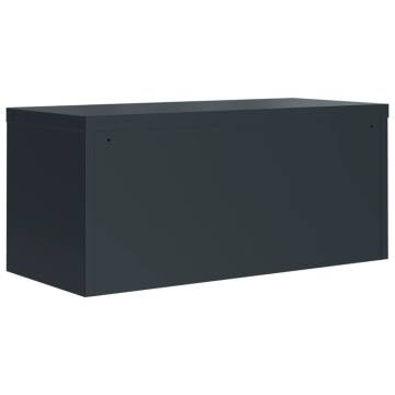 File Cabinet Anthracite 90x40x240 cm Steel - Sturdy Organizer