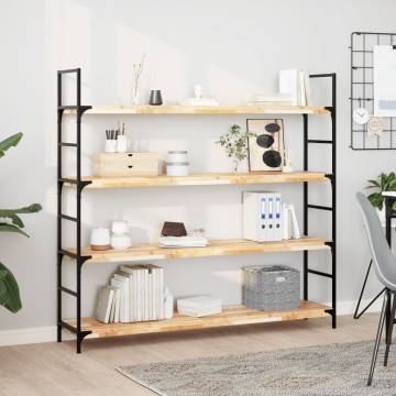 Floating Shelves 2 pcs - Untreated Acacia Wood | HipoMarket