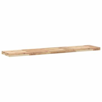 Floating Shelves 2 pcs - Untreated Acacia Wood | HipoMarket