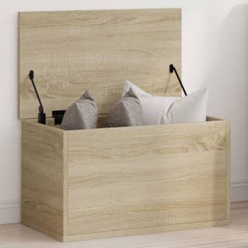 Storage Box Sonoma Oak 60x35x35 cm | Durable Engineered Wood