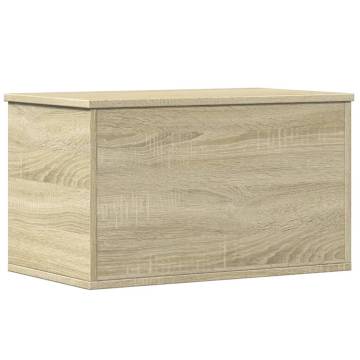 Storage Box Sonoma Oak 60x35x35 cm | Durable Engineered Wood