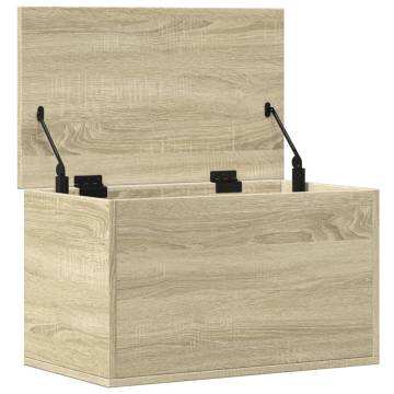 Storage Box Sonoma Oak 60x35x35 cm | Durable Engineered Wood