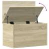 Storage Box Sonoma Oak 60x35x35 cm | Durable Engineered Wood