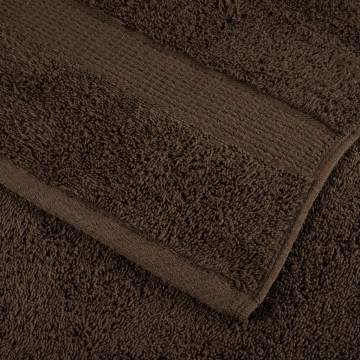 Premium Brown Towels SOLUND 2pcs 100x200cm 600gsm - Hipomarket