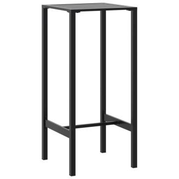 Stylish Black Bar Table - 50x50x110 cm | Durable Steel Design