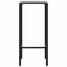 Stylish Black Bar Table - 50x50x110 cm | Durable Steel Design