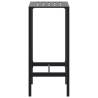 Stylish Black Bar Table - 50x50x110 cm | Durable Steel Design