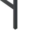 Stylish Black Bar Table - 50x50x110 cm | Durable Steel Design