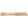 Floating Shelf 100x30x4 cm - Untreated Solid Acacia Wood