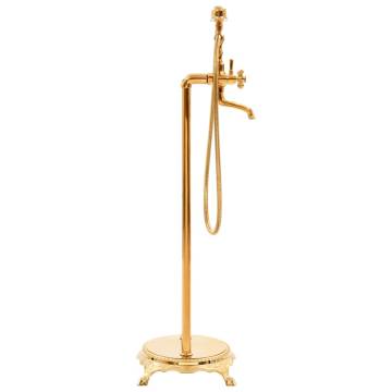 Gold Freestanding Bathtub Faucet - Premium Stainless Steel 99.5 cm