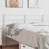 Metal Headboard White 135 cm Colour white Size 135 cm Quantity in Package 1 