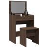  Dressing Table and Stool Brown Oak 60x40x113.5 cm Colour brown oak Quantity in Package 1 