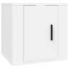 Wall Mounted TV Cabinets - 2 pcs White | Stylish Storage