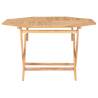 Folding Garden Table 120x120 cm - Solid Teak Wood | HipoMarket