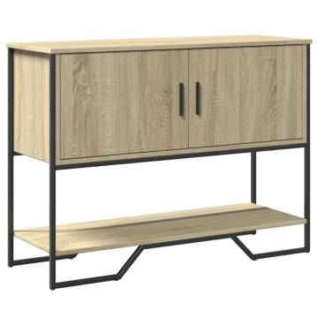 Console Table Sonoma Oak - Stylish Storage | HipoMarket UK