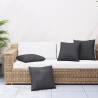  Sofa Cushions 4 pcs Black 50x50 cm Fabric Colour black Size 50 x 50 cm Quantity in Package 4 