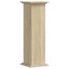 Plant Stand Sonoma Oak 33x33x100 cm | Durable Engineered Wood