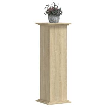 Plant Stand Sonoma Oak 33x33x100 cm | Durable Engineered Wood