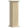 Plant Stand Sonoma Oak 33x33x100 cm | Durable Engineered Wood