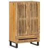  Highboard 60x34x100 cm Solid Wood Rough Mango Colour natural Quantity in Package 1 Material solid rough mango wood 