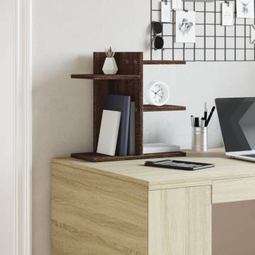 Desk Organiser Brown Oak - Stylish & Durable | HipoMarket