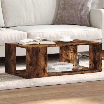 Smoked Oak Coffee Table - Stylish & Durable | HipoMarket